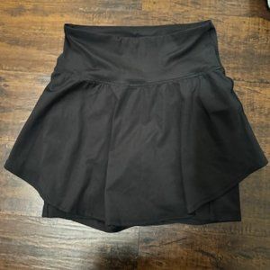 althetic skirt with shorts high-rise